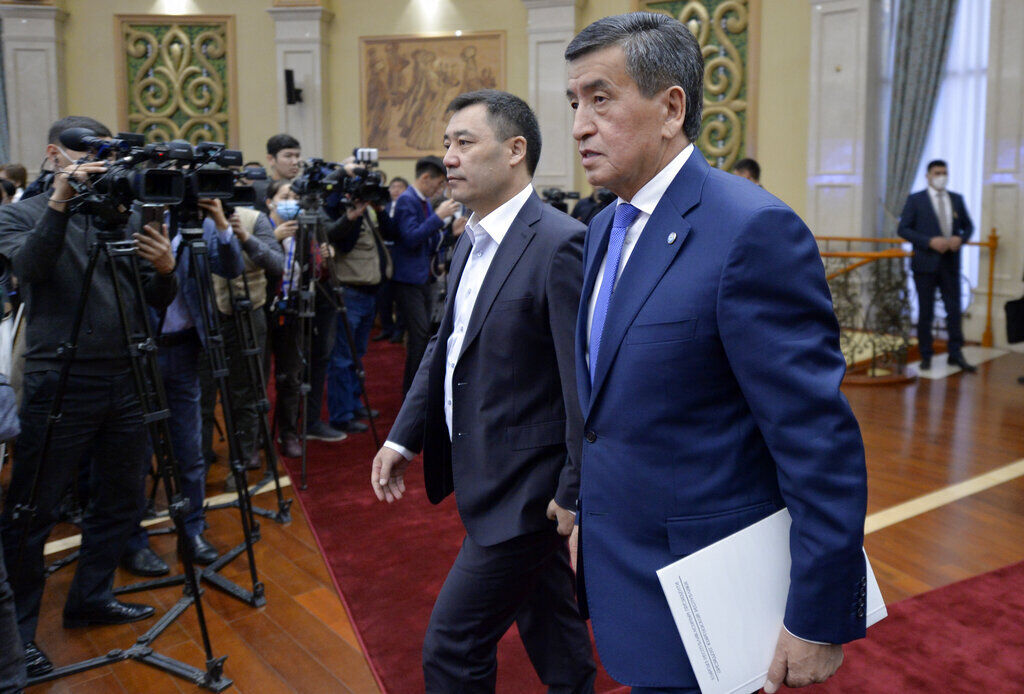 APTOPIX Kyrgyzstan Protests